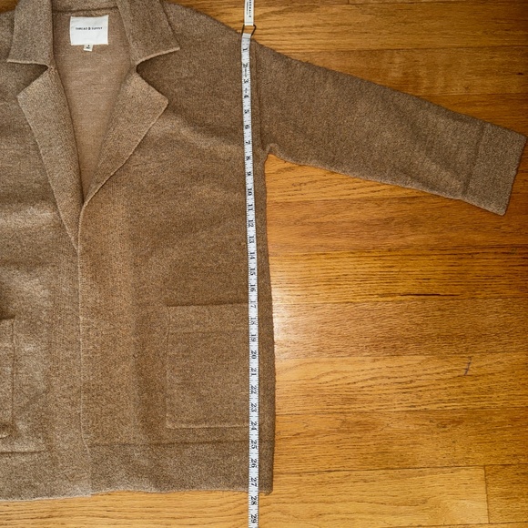Collared Open-Front Cardigan - Picture 3 of 5